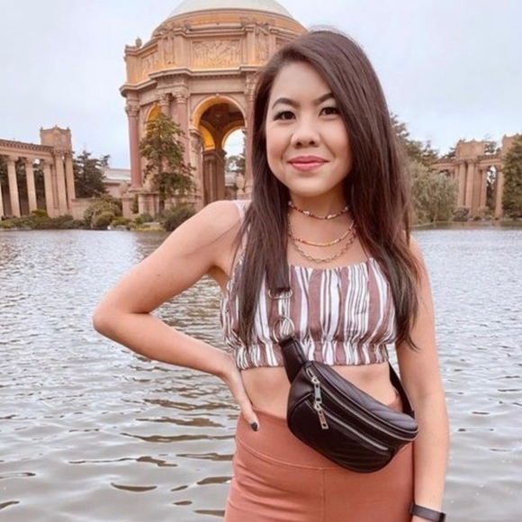 H&M x Lemlem Crop Top XXL NWT Striped Lyocell-Blend Blogger Fav African Designer - Picture 13 of 14